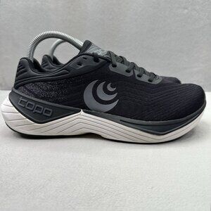 Topo Athletic Ultrafly 5 Womens Size 8.5 WIDE Shoes Black White Running 5mm Drop